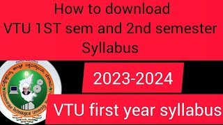 HOW TO DOWNLOAD VTU 1ST YEAR SYLLABUS AND ANALYSIS 2022 Scheme 👍