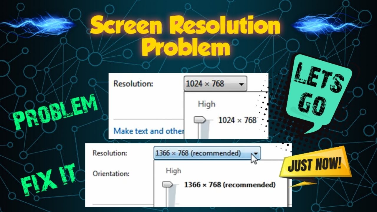 Cara Mengatasi Masalah Screen Resolution Windows 7(Fast And Easy) - YouTube