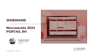 WEBINAIRE - Ededoc NUMY  Nouveautés du portail RH V2