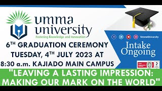 Umma University 6th Graduation Ceremony