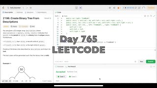 Day 765: LeetCode Problem 2196. Create Binary Tree From Descriptions -$wift