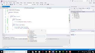 165 C# Program to Create a Simple Thread
