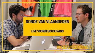 Live voorbeschouwing Ronde van Vlaanderen