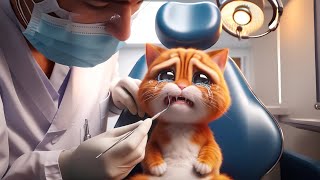 Cat's teeth are Decayed 🙀 Poor Cat Sad Story #cat #kitty #catlover