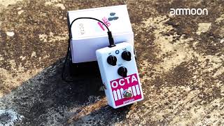 ammoon OCTA Electric Guitar Precise Polyphonic Octave Generator Effect Pedal