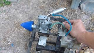 MICRO 4 STROKE  ENGINE   RUNNING TEST  ASP 70