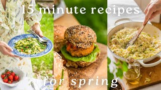 15 Minute Vegan Recipes for Spring | Tasty & Beginner Friendly