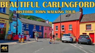 🇮🇪[4K WALK] Beautiful Irish Town of Carlingford 4K 60 Walking Tour Ireland June 2023