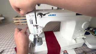 How to set tension on Juki TL machine (TL-2010 TL-2000 TL- 18 TL-2020PE TL-98 TL-15)