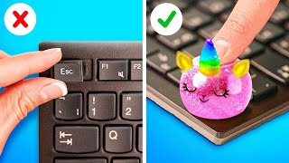 Amazing School Hacks 🤪🎒🌈 Funny Fidgets, Squishies And Creative DIY Crafts For Ep