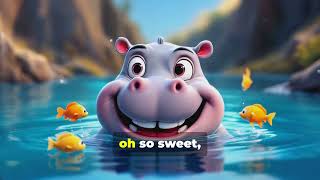 Hugo the Baby Hippo | Fun Children’s Song | Simple Songs for Kidz