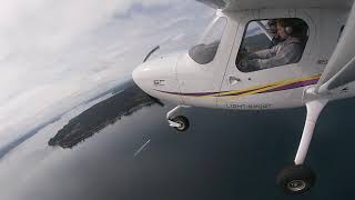 Natalie - 14 Year Old Flight Student Practices Landings at KTIW