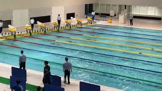 第12回関西学生チャンピオンシップ水泳競技大会　男子100m背泳ぎ　予選4組6レーン　村田李々冬