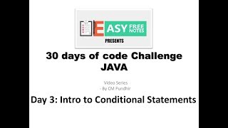 Day 3 : Intro to Conditional Statements , 30 Days of code Challenge (Hackerrank) in Java