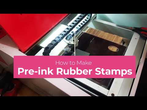 How To Make Pre-ink Rubber Stamps | Self Ink Flash Rubber Stamp ...