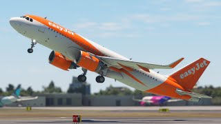 Touch And Go!!!!! Failed Landing AIrbus A320 Neo EasyJet | Best Flight Simultor 2025