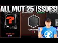 ALL ISSUES IN MUT! H2H RANKED, MYSTERY PACKS GLITCH, AND MORE!