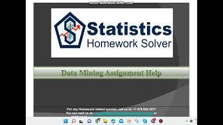 Data Mining Assignment Help