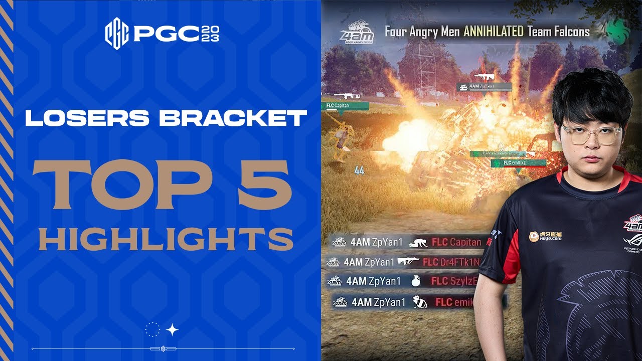 [PUBG_TW] PGC 2023 敗部賽 TOP5 Highlights - YouTube