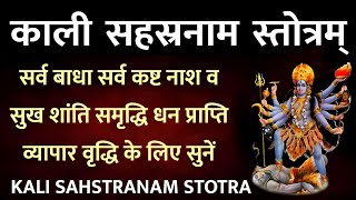 Kali sahstranaam Stotra। काली सहस्त्रनाम स्तोत्रम्। सर्व बाधा नाश व शीघ्र सफलता प्राप्ति के लिए सुने