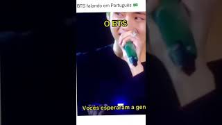 Bts falando português #bts