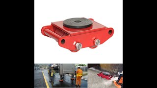 Cargo trolley and Hydraulic toe Jack for moving heavy box easily