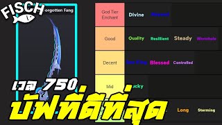 บัฟที่ดีที่สุด! เบ็ดเวล 750 ( Rod of The Forgotten Fang ) Roblox Fisch