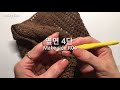 코바늘 브라운 가방 2편 crochet brown bag part 2 2 with 네이버 클로바더빙