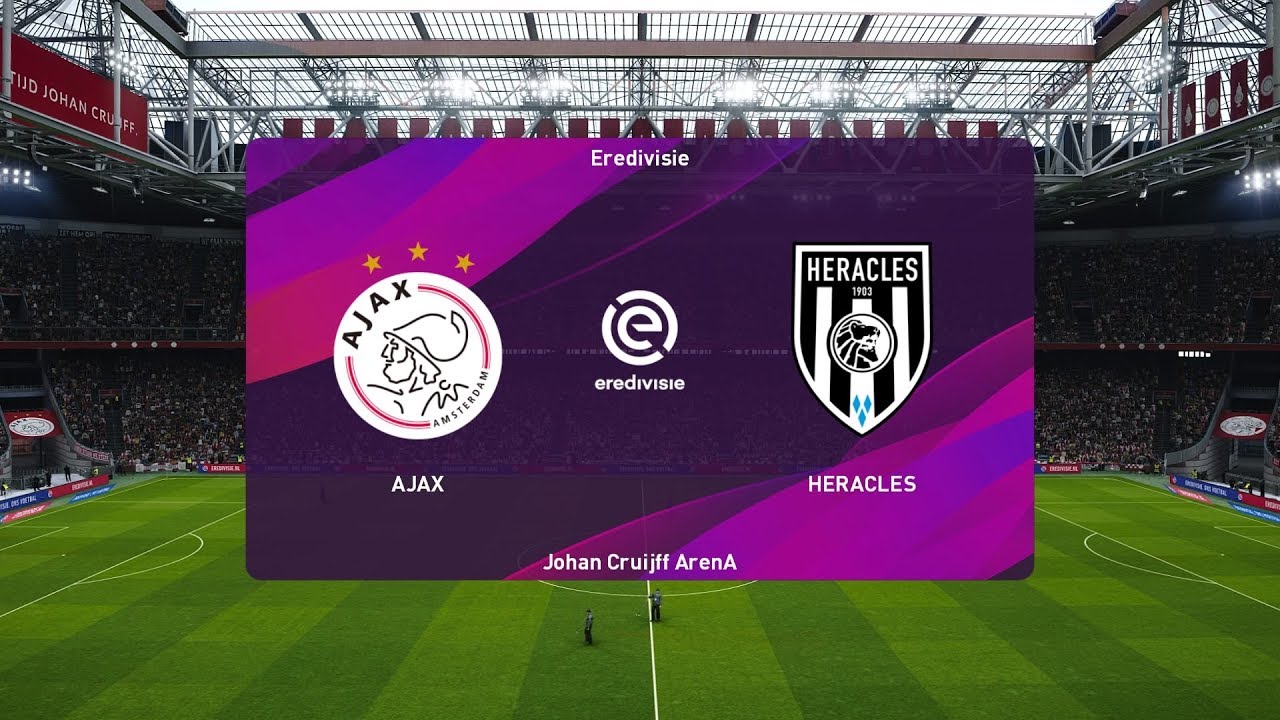 Ajax Vs Heracles | Netherlands Eredivisie | 23 November 2019 | PES 2020 ...