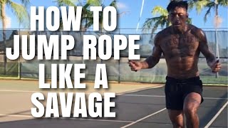 How to jump rope like a SAVAGE(breakdown/tutorial)