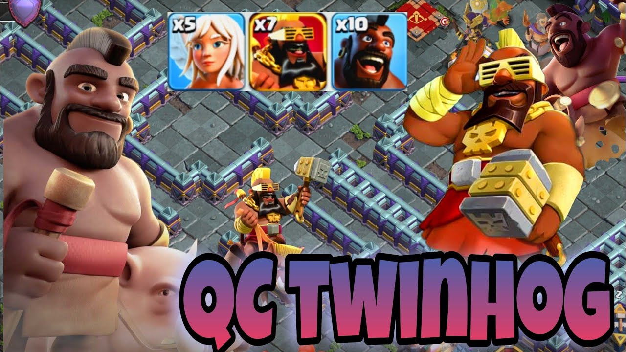 Queen Charge TwinHOG TH15 Legend League Attack Ep-57 | Clash Of Clans ...