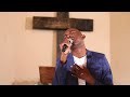 Sanele Mtolo singing at a wedding