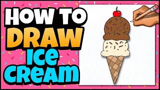 How to Draw Ice Cream | Art for Kids