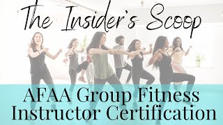 AFAA GROUP FITNESS EXAM | Instructor Exam/Certification | The insider scoop
