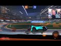 bumping twitch streamers on rocket league 11 christmas edition