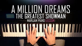 How To Play: The Greatest Showman - A Million Dreams | Piano Tutorial Lesson + Sheets