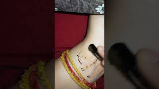 A camera is the save button for the mind's 👀 #satisfying heena tattoo #viral #short #youtubeshorts