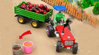 DIY tractor making mini fruit press tractor  | Diy tractor machine | @Kea@ToysForKhelna