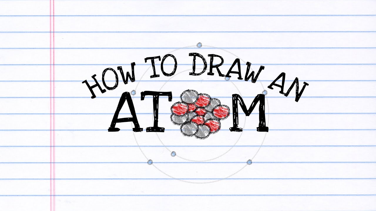 How To Draw An Atom Youtube