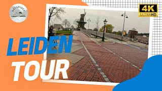 Leiden Walking Tour | Discovering the Charm of Leiden on Foot | Netherlands | 4K