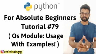 Os Module | Python Tutorials For Absolute Beginners In Hindi #79