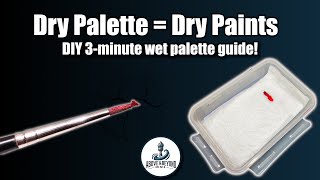 DIY 3-Minute Wet Palette Guide | Keep Your Paints Fresher, Longer! #warhammer40k #miniatures #dnd