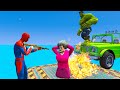 Scary Teacher 3d - Spiderman with Hulk vs Miss'T ( Miss'T in Trouble )  - Game Animation