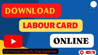 labour card download online | labour card download jammu and kashmir | jkbocw