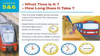 Math \\ Primary 4 - 1st term - Unit 3.5,6- What time is it. شرح ماث رابعة إبتدائى لغات