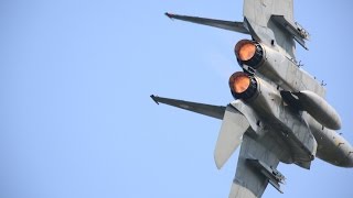 2015美保基地航空祭・F-15超望遠レンズ800ミリによる動画撮影ＨＤ