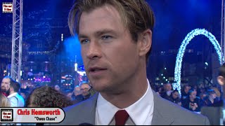 Chris Hemsworth In The Heart Of The Sea Premiere Interview: "It's more King Kong than Jaws"