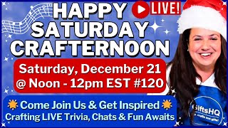 Happy Saturday CrafterNoon ❤️ Join Nancy LIVE:​​ Chat About Crafting, Sewing, Quilting \u0026 More #120