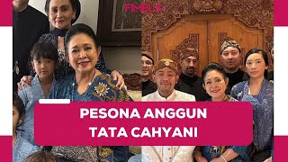 Pesona Anggun Tata Cahyani Saat Kumpul Keluarga Cendana di Pernikahan Anak Ari Sigit