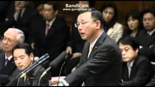 20120229 党首討論 野田総理と谷垣自民党総裁1